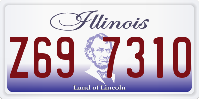 IL license plate Z697310