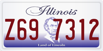 IL license plate Z697312