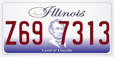 IL license plate Z697313