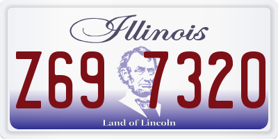 IL license plate Z697320