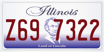 IL license plate Z697322
