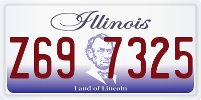 IL license plate Z697325