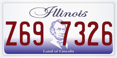 IL license plate Z697326
