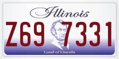 IL license plate Z697331