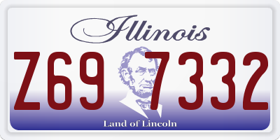 IL license plate Z697332