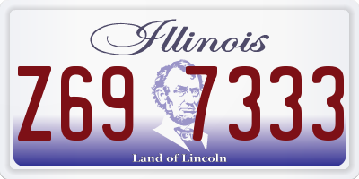 IL license plate Z697333