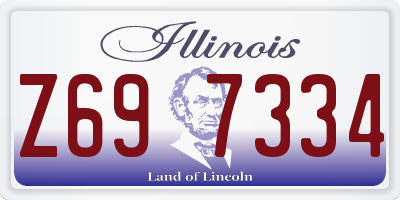 IL license plate Z697334