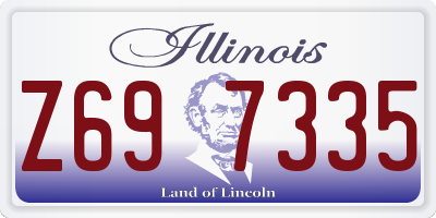 IL license plate Z697335