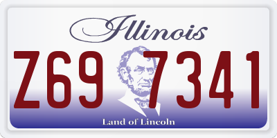 IL license plate Z697341