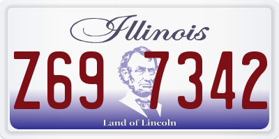IL license plate Z697342