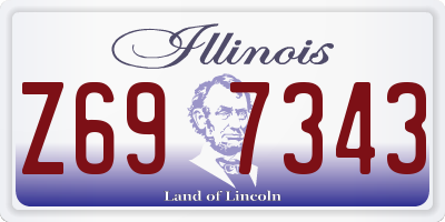 IL license plate Z697343