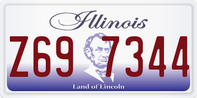 IL license plate Z697344