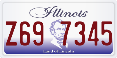 IL license plate Z697345