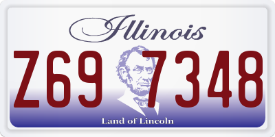 IL license plate Z697348