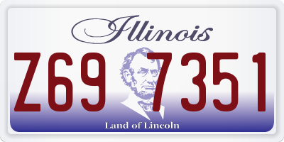 IL license plate Z697351
