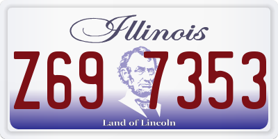 IL license plate Z697353