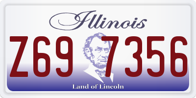 IL license plate Z697356