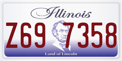 IL license plate Z697358