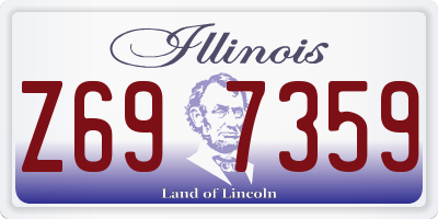 IL license plate Z697359