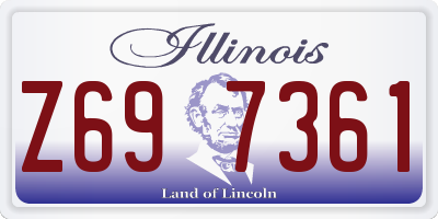 IL license plate Z697361