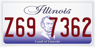 IL license plate Z697362