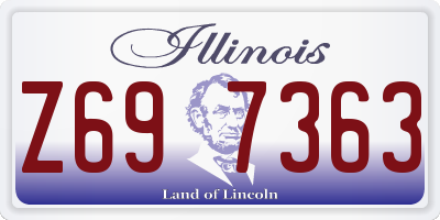 IL license plate Z697363
