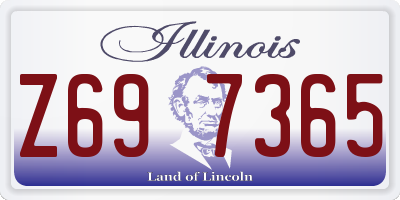 IL license plate Z697365
