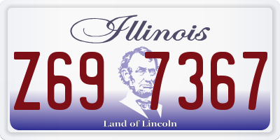 IL license plate Z697367
