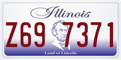 IL license plate Z697371