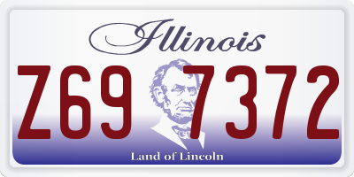 IL license plate Z697372