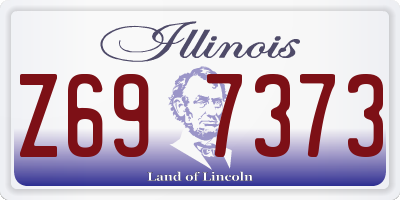 IL license plate Z697373