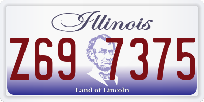 IL license plate Z697375