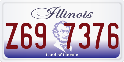 IL license plate Z697376