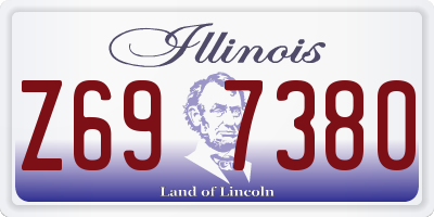 IL license plate Z697380