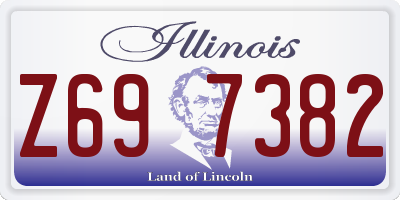 IL license plate Z697382