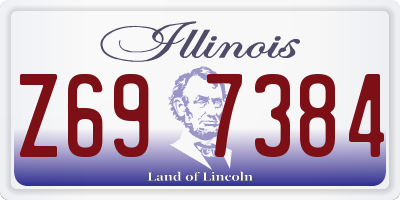 IL license plate Z697384