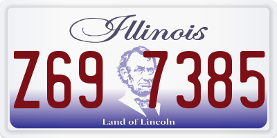 IL license plate Z697385