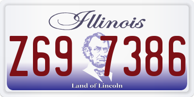IL license plate Z697386