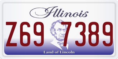 IL license plate Z697389