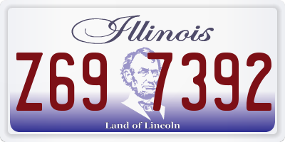 IL license plate Z697392
