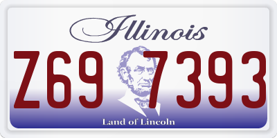 IL license plate Z697393