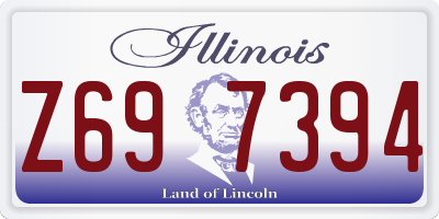 IL license plate Z697394