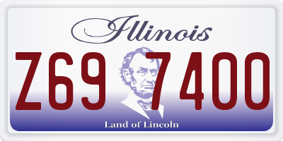 IL license plate Z697400