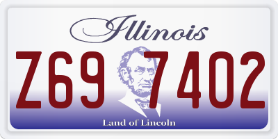 IL license plate Z697402