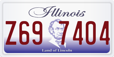 IL license plate Z697404