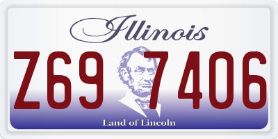 IL license plate Z697406