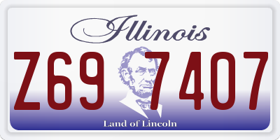 IL license plate Z697407