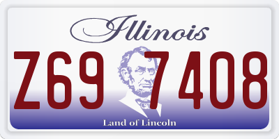 IL license plate Z697408