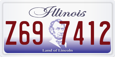 IL license plate Z697412