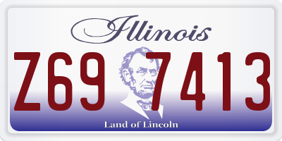 IL license plate Z697413